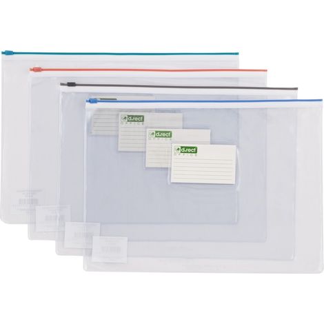 Sac zippé D.rect A4, lot de 12 (1/5)
