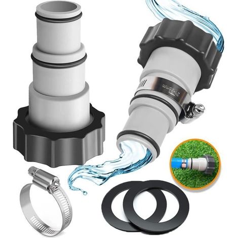 Adaptateur de tuyau de piscine - Non spécifié - 32mm et 38mm - 2PCS - Haute compatibilité - Matériaux fiables (1/4)