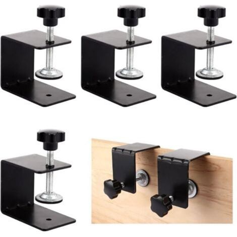 Pinces en C robustes – Lot de 4 pièces pour bricolage, menuiserie et réparation maison, acier trempé haute résistance (1/5)