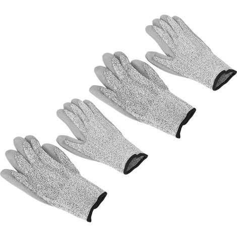 2 paires de gants de jardinage imperméables résistants aux coupures, réutilisables pour travaux de protection