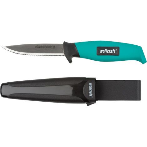Coltello da esterno Wolfcraft con custodia (4086000)