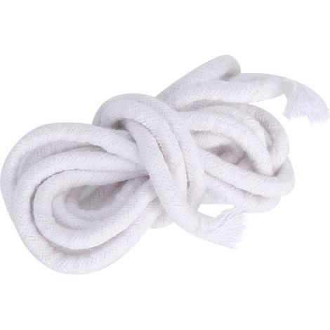 Mèche Coton Tressée - Diamètre 6 mm - Longueur 2 m - Pour Fabrication Bougies et Lampes à Huile - 1 Pièce (1/5)