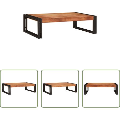 vidaXL Massivholzregal -  Badregal mit Regal Braun 80 x 50 x 23 cm Massivholz Akazie (1/5)