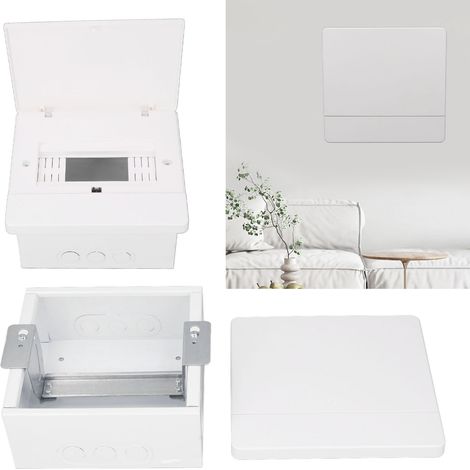 Boîtier de commande électrique encastré LYM1-8 à 8 circuits, boîtier de montage pour disjoncteur intérieur et extérieur (1/5)