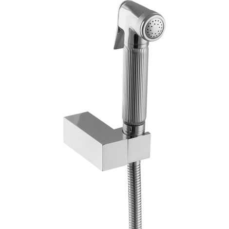 Robinet de bidet PaulGurkes en laiton avec douchette ronde et support angulaire