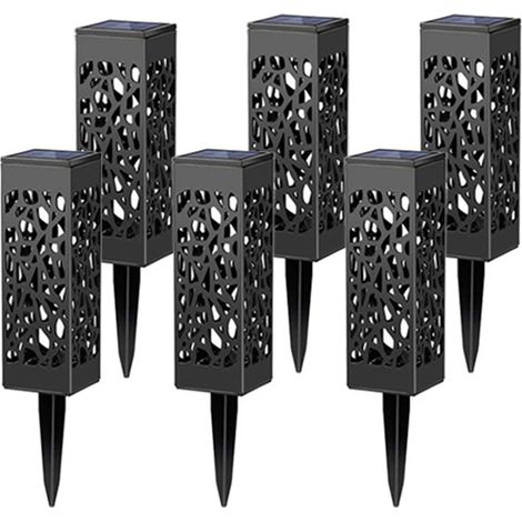 Lámpara solar para jardín, iluminación de caminos de jardín, luz nocturna decorativa, resistente al agua IP65. (1/5)