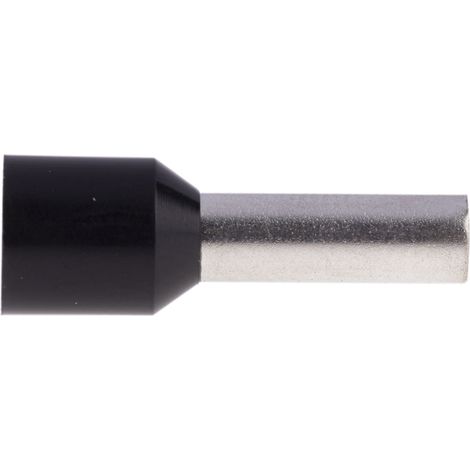 Embout à sertir 6mm², Noir, longueur 12mm (1/3)