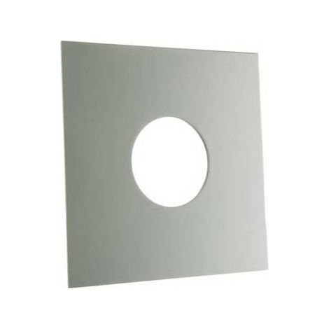 PIASTRA QUADRATA PER INCASSO DOCCIA D. 35 Misura: Cromo