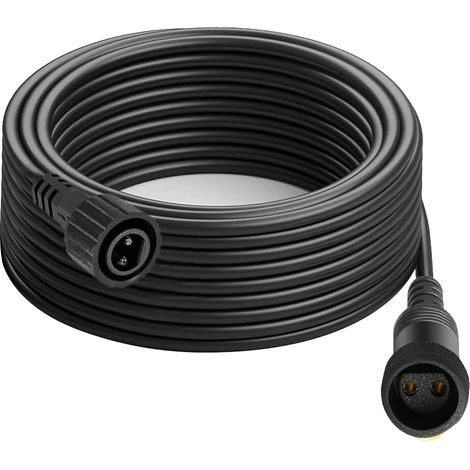 Rallonge Guirlande 3M/9.8FT Rallonge Électrique 2 Broches Prolongateur Étanche Connecteurs pour Éclairage de Noël Extérieur, Sapin Guirlande Lumineuse Intérieur, Rideau Lumineux (1/5)