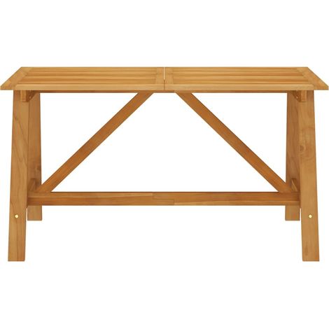 Maison Exclusive - Garten-Esstisch 140x70x73,5 cm Akazie Massivho