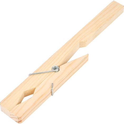 Morsetto per provette in legno: pratico, robusto, resistente all'usura – ideale per la didattica sperimentale scolastica.