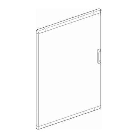 BTI93880L Porta in lamiera per armadi LDX400, LDX800