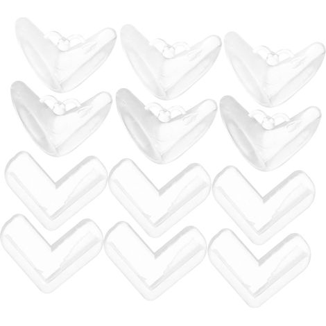 Luxshiny Lot de 20 protections d'angle transparentes en silicone (1/5)