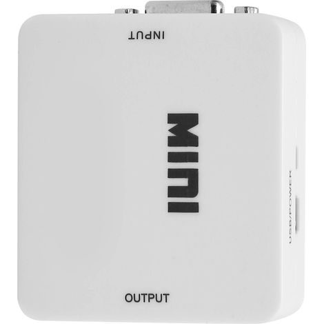 Adaptateur VGA HDMI Compact - Convertisseur Vidéo Portable pour Moniteur et TV (1/5)