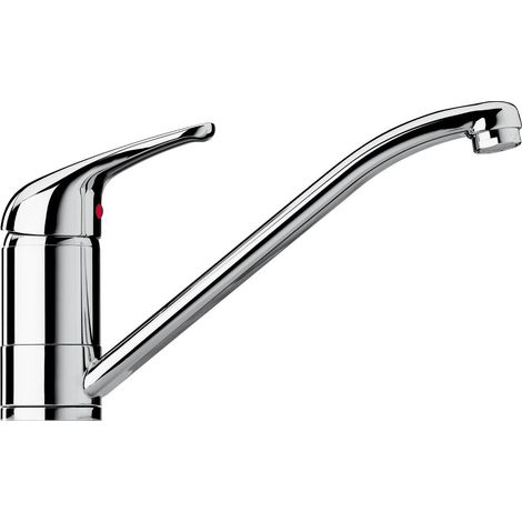 Rubinetto Miscelatore Lavello Cucina Con Canna Acqua Bassa Corallo
