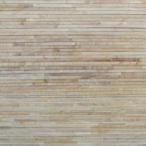 PANNEAU en bois massif latté - poncé - Light Wood - Dimension : Kit 12 pcs - 40x30 cm (1/4)