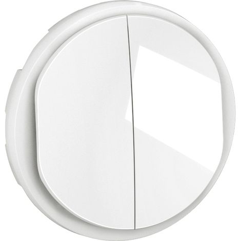 Legrand CB3001 Cornetta doppia pulsante NO+NF luminosa Céliane - Bianco (1/3)