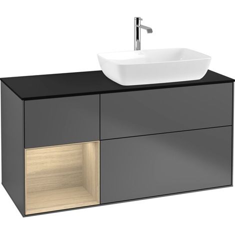 Villeroy & Boch F802PCGK Armoire sous-lavabo Finion F80 (1/2)