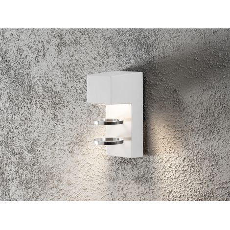 Elegante Wandleuchte ACERRA, weiß, 5 Watt LED, 400 Lumen, IP54 (1/5)