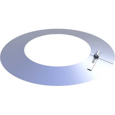 Collerette de solin/rosace murale inox Ø 180/230
