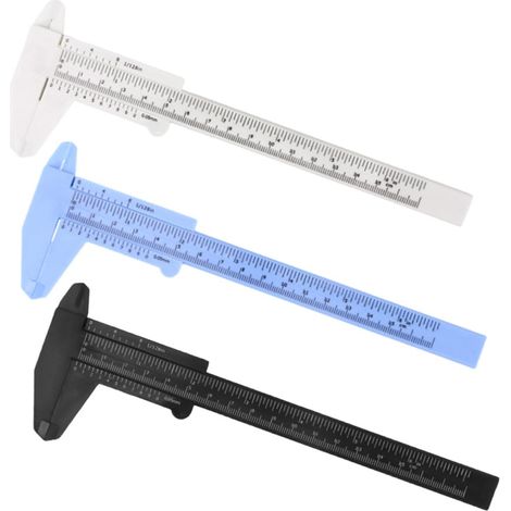 Ensemble de 3 mini pochoirs à sourcils coulissants Luxshiny, avec (1/5)