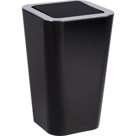 Portarifiuti con coperchio basculante Candy nero WENKO