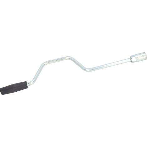 Manivelle d'enroulement de remorque de 19 mm (0,75 po) en fer galvanisé, support de caravane, enrouleur rapide pour camping-car (1/5)