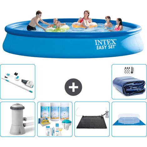 Intex Piscina Easy Set Rotonda - 457x84 cm - 8-pezzi  S20279 (1/5)