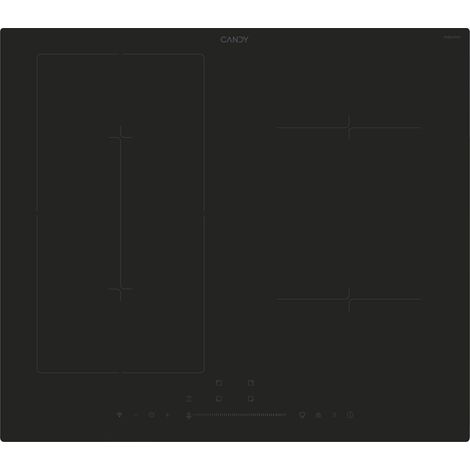 Candy CETPS64SCWFITT-1 Comfort Piano cottura a induzione cm. 59 vetroceramica nero (1/5)