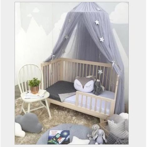 Ciel de Lit - Moustiquaire fantastique - Gris - Pour chambre des enfants (1/3)