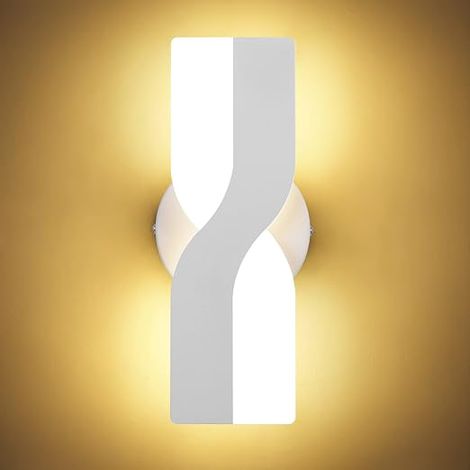 12W Modern LED Wall Light Dimmable Indoor Wall Lamp (1/5)