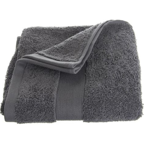 Handtuch Essentiel - 450 g/m² Baumwolle - anthrazitgrau 50 × 90 cm