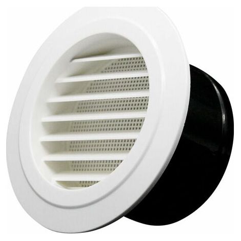 75mm Bouche de Ventilation avec Grille de Protection ABS (ø75mm) (1/5)