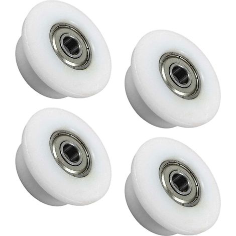 4X Rameur Roulement Roue Remplacement équipement de Gymnastique Rouleaux Accessoires Pièces pour Exercice D'entraînement de Fitness (1/5)