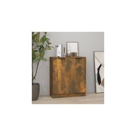 Buffet Chêne fumé 60x30x70 Bois d'ingénierie (1/5)