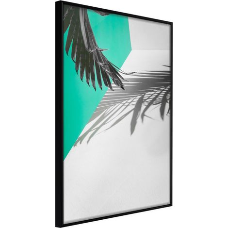 Affiche Murale Encadrée "Leaves or Wings" 21 x 30 cm Noir