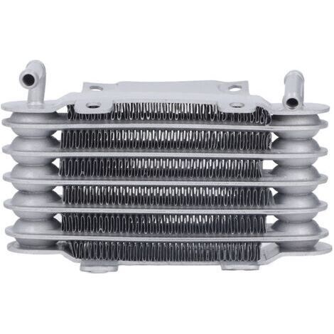 Refroidisseur D'huile de Moteur de Moto, Aluminium de Réduction D'usure de Protection de Moteur de Refroidisseur D'huile de Moto pour 50cc à 250cc Dirt Bike ATV (1/4)