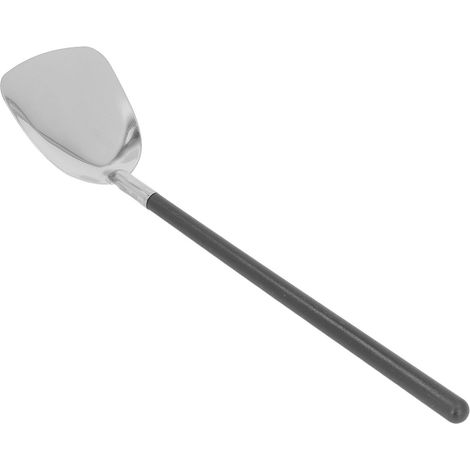 Louche à fondue en acier inoxydable anti-brûlure avec isolation thermique et manche long, louche à fondue à manche noir, pelle (1/5)