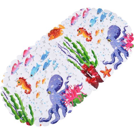Alfombrilla antideslizante para ducha, diseño marino, 66x35 (84190001) (1/4)