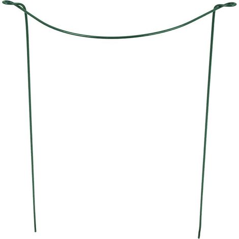 floraworld Staudenstütze 100 cm grün 10 Stk (1/4)