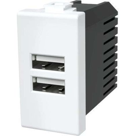 PRESA USB ABM - BIANCO 2 PRESE USB VOLT 5 A 2.4 - 2 pezzi