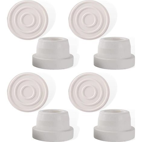 Juego de 4 topes de goma para escaleras de piscina, aptos para tubos con un diámetro interior de 4,8 cm, topes para escaleras de piscina enterradas, accesorios de protección para revestimientos de pis (1/5)