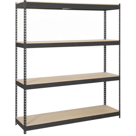 Simonrack Étagère sans vis Anthracite Bois 2000x1500 mm (1/5)
