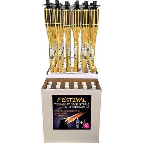 Torches Olympia Box 36 Pieces + Combustibles