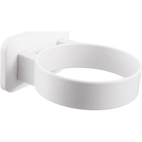 (White)Hair Dryer Holder, No Drilling Hair Dryer Holder, Hair Dryer Holder, No Drilling Self-Adhesive Holder, Hair Dryer Holder, Wall Mounted Hair Dryer Holder