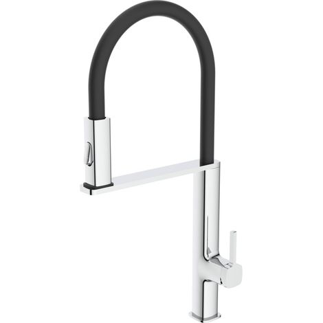 IMEX - grifo monomando de cocina extraíble cromado (1/5)