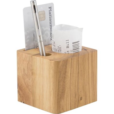 SECURIT - Portaconto Block - Per Caffè, Ristoranti, Bar - Legno (1/4)