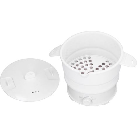 Réchaud électrique pliable 800 W 1,2 L pour voyage, camping, bureau, hôtel, nouilles, porridge, soupe, prise UE 220 V (1/5)