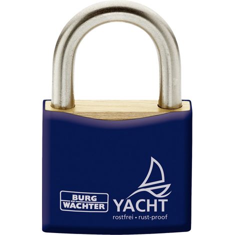 Burg Wächter 35451 Cadenas 20.00 mm fermeture différente bleu avec serrure à clé