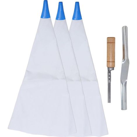 Sac de mortier à béton, matériau PVC, 3 sacs de coulis haute résistance, idéal pour les projets de maçonnerie et les rénovations (1/5)